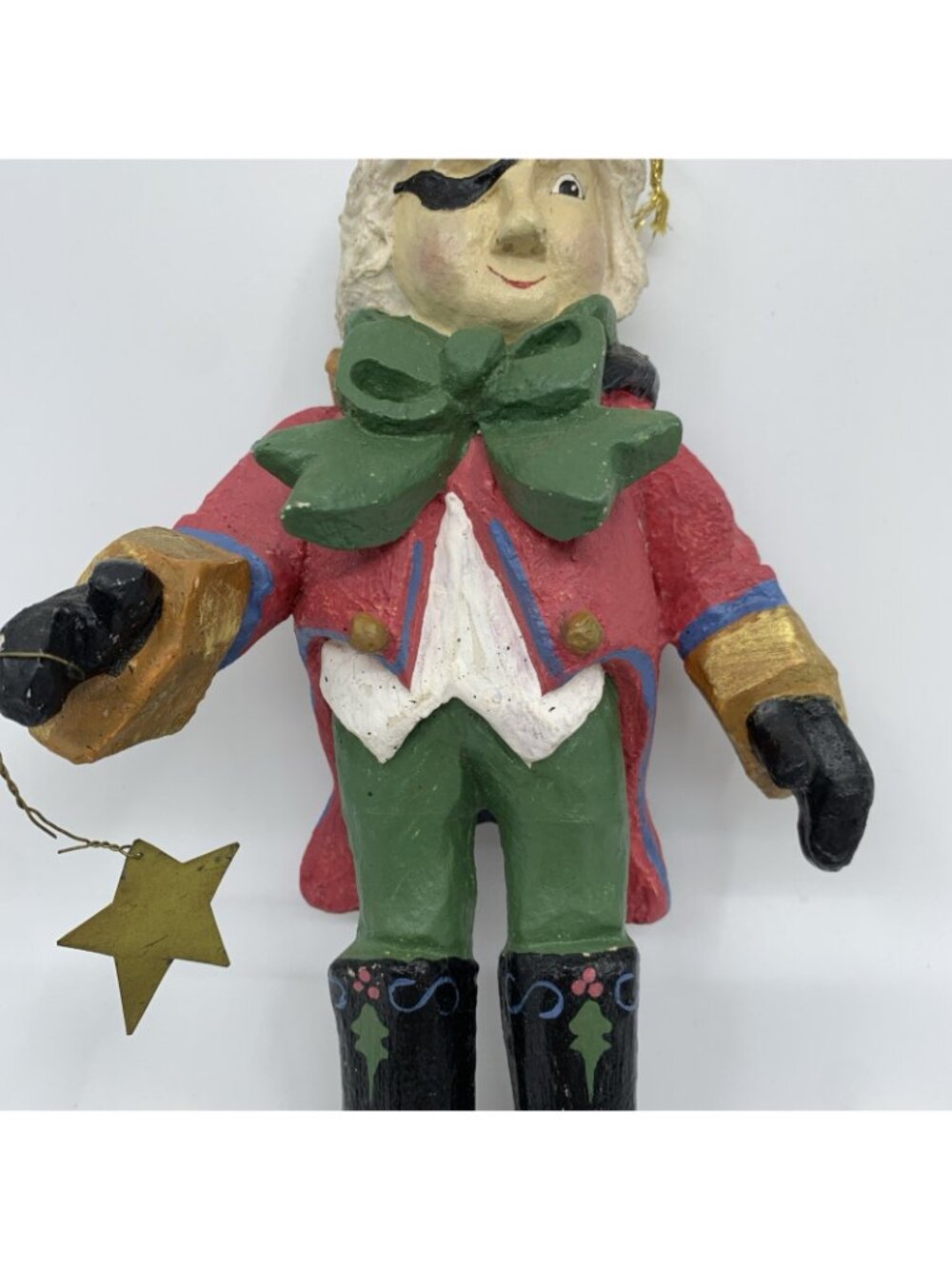 House of Hatten Ornament Uncle Drosselmeyer with Star Nutcracker 1993 8.5" Calla - Picture 3 of 10